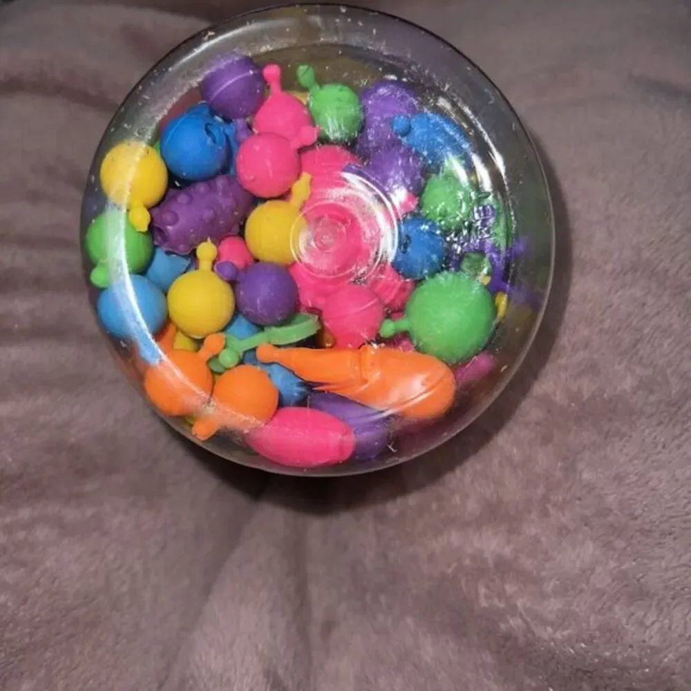 Multi-Color Interlocking Beads Assorted Sizes & Colors Create Assemble Kids‎